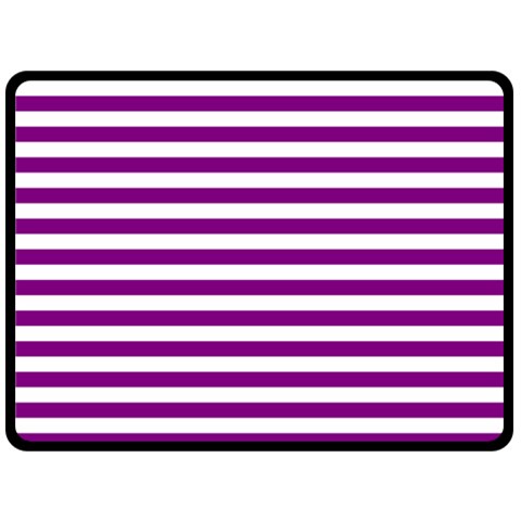 Horizontal Stripes 80 x60  Blanket Front