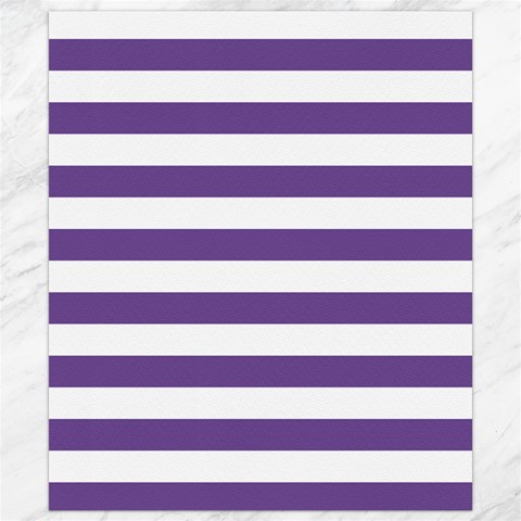 Horizontal Stripes 8.15 x9.66  Canvas - 1