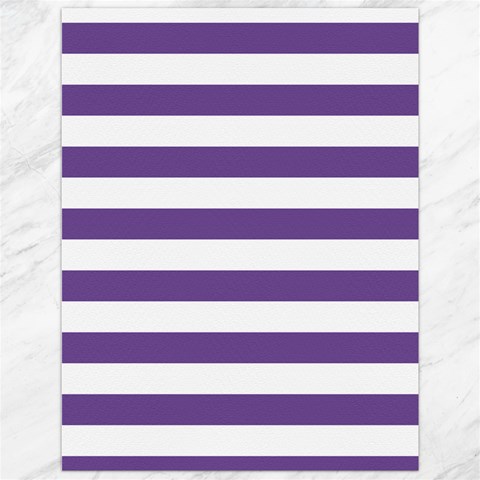 Horizontal Stripes 11.86 x15.41  Canvas - 1