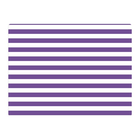 Horizontal Stripes 35 x27  Blanket Front