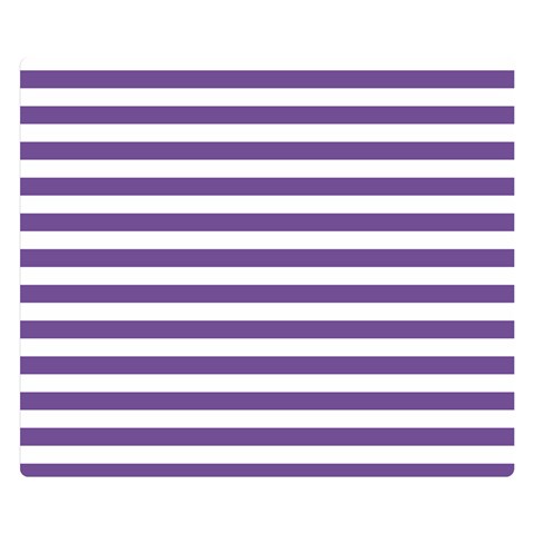 Horizontal Stripes 50 x40  Blanket Front