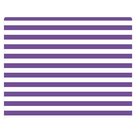 Horizontal Stripes 60 x50  Blanket Front
