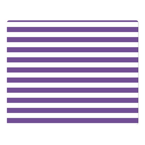 Horizontal Stripes 80 x60  Blanket Front