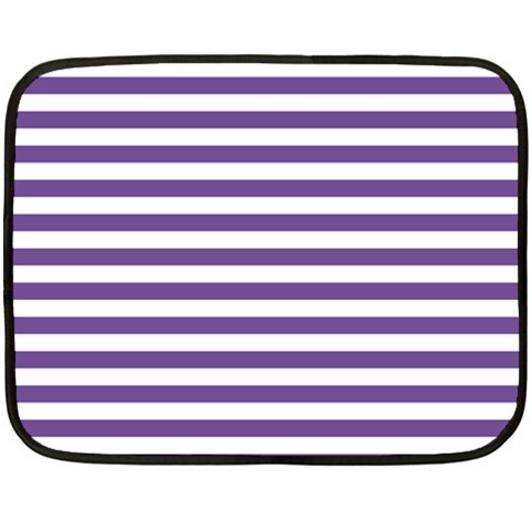 Horizontal Stripes 35 x27  Blanket Back