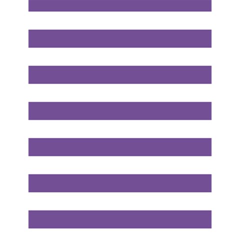 Horizontal Stripes 4.125 x5.5  Memopad