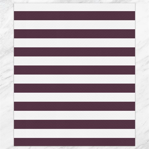 Horizontal Stripes 8.15 x9.66  Canvas - 1