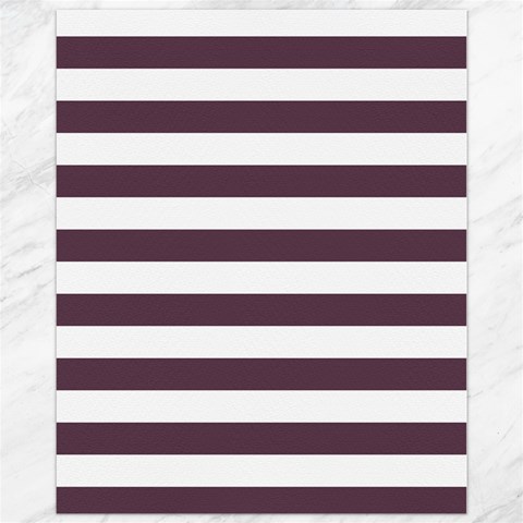 Horizontal Stripes 10.95 x13.48  Canvas - 1