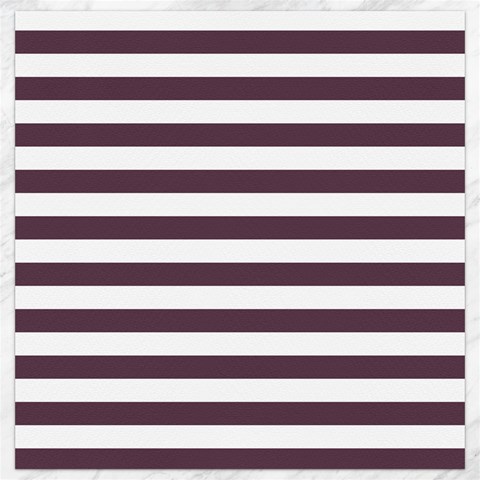 Horizontal Stripes 11.4 x11.56  Canvas - 1
