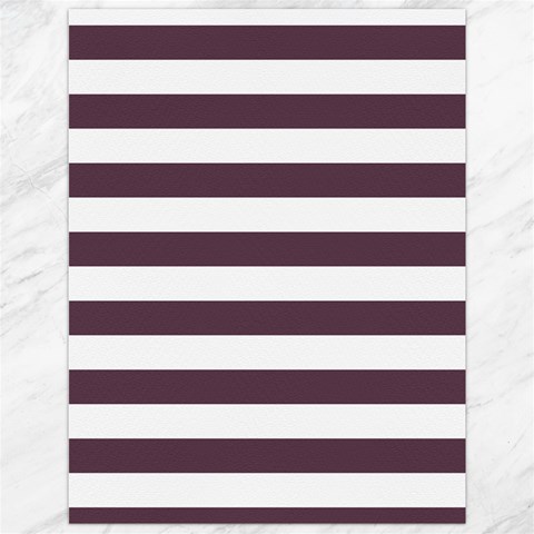 Horizontal Stripes 11.86 x15.41  Canvas - 1