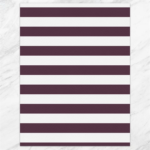 Horizontal Stripes 17.8 x23.08  Canvas - 1