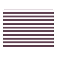 Horizontal Stripes 35 x27  Blanket Back