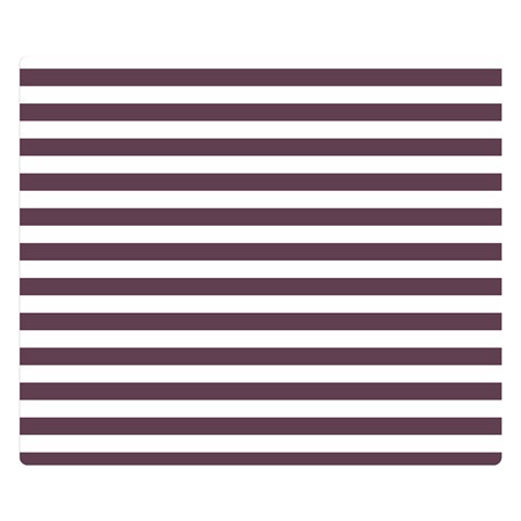 Horizontal Stripes 50 x40  Blanket Back
