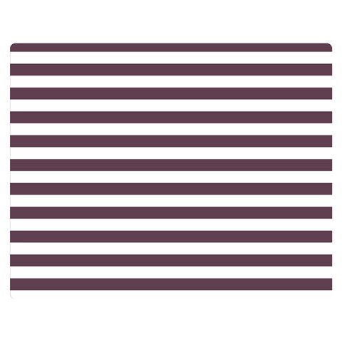 Horizontal Stripes 60 x50  Blanket Front