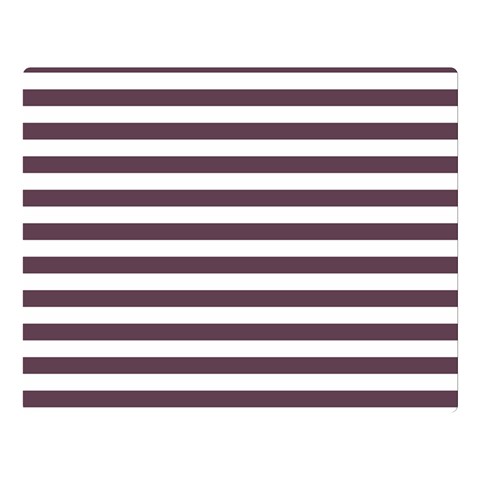 Horizontal Stripes 80 x60  Blanket Front