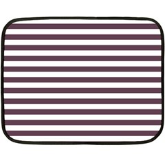 Horizontal Stripes 35 x27  Blanket Back
