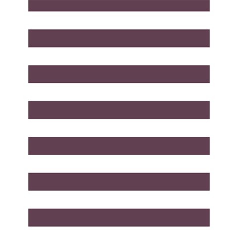Horizontal Stripes 4.125 x5.5  Memopad