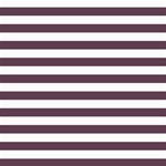 Horizontal Stripes - White and Eggplant Violet ScrapBook Page 8  x 8 
