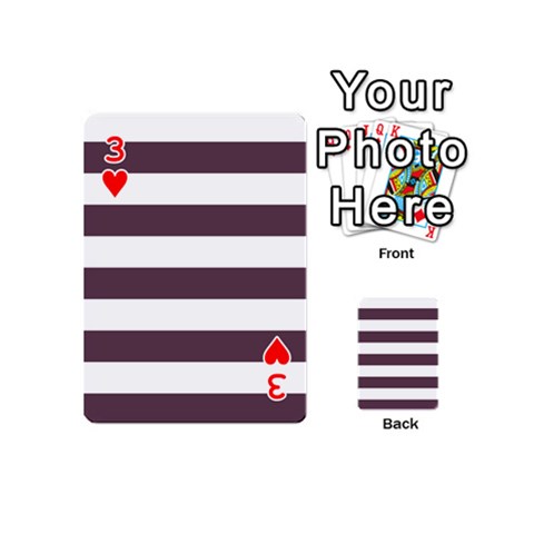 Horizontal Stripes Front - Heart3