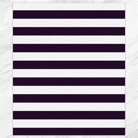 Horizontal Stripes 8.15 x9.66  Canvas - 1