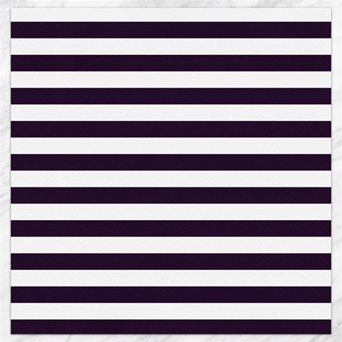 Horizontal Stripes 11.4 x11.56  Canvas - 1