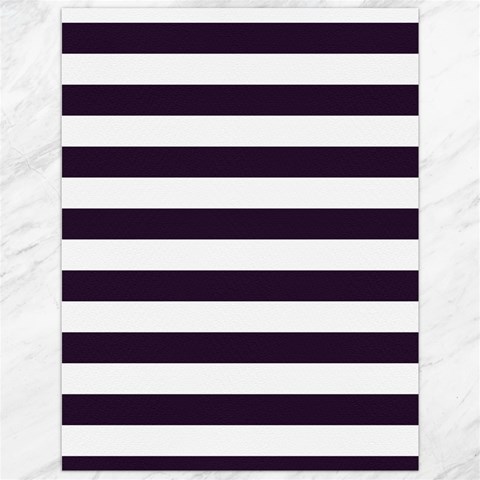 Horizontal Stripes 11.86 x15.41  Canvas - 1