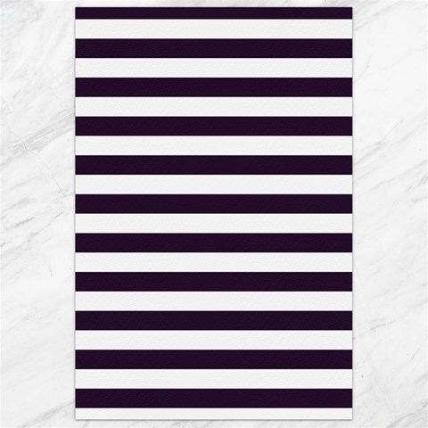 Horizontal Stripes 23.35 x34.74  Canvas - 1
