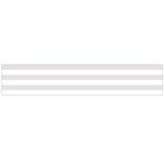 Horizontal Stripes - White and Platinum Gray Flano Scarf (Large)