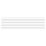Horizontal Stripes - White and Platinum Gray Satin Scarf (Oblong)