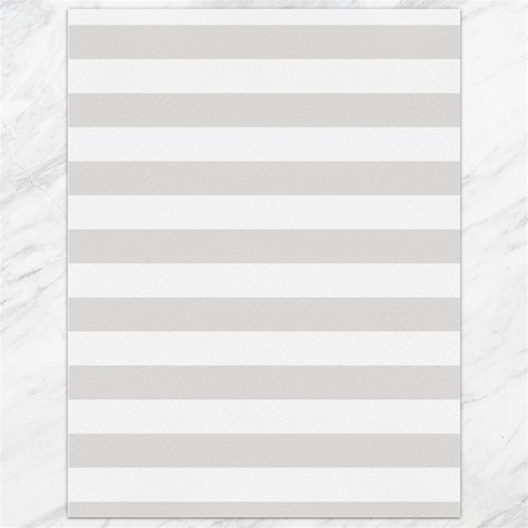 Horizontal Stripes 11.86 x15.41  Canvas - 1
