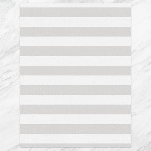 Horizontal Stripes 17.8 x23.08  Canvas - 1