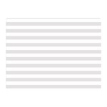 Horizontal Stripes - White and Platinum Gray Double Sided Flano Blanket (Mini)