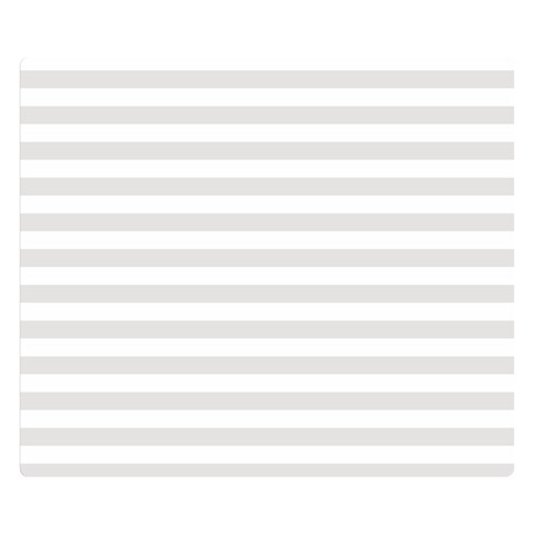 Horizontal Stripes 50 x40  Blanket Front