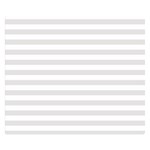 Horizontal Stripes - White and Platinum Gray Double Sided Flano Blanket (Small)