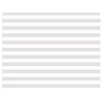 Horizontal Stripes - White and Platinum Gray Double Sided Flano Blanket (Medium)