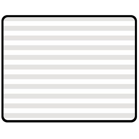 Horizontal Stripes 60 x50  Blanket Front