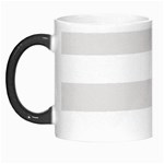 Horizontal Stripes - White and Platinum Gray Morph Mug