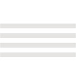 Horizontal Stripes - White and Platinum Gray YOU ARE INVITED 3D Greeting Card (8x4)