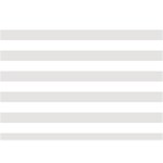 Horizontal Stripes - White and Platinum Gray Birthday Cake 3D Greeting Card (7x5)