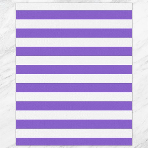 Horizontal Stripes 10.95 x13.48  Canvas - 1