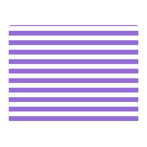Horizontal Stripes 35 x27  Blanket Front