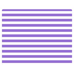 Horizontal Stripes 60 x50  Blanket Front
