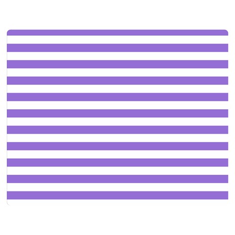 Horizontal Stripes 60 x50  Blanket Back