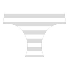 Horizontal Stripes Front Bottom