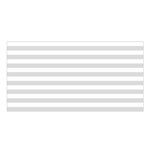 Horizontal Stripes - White and Gainsboro Gray Satin Shawl