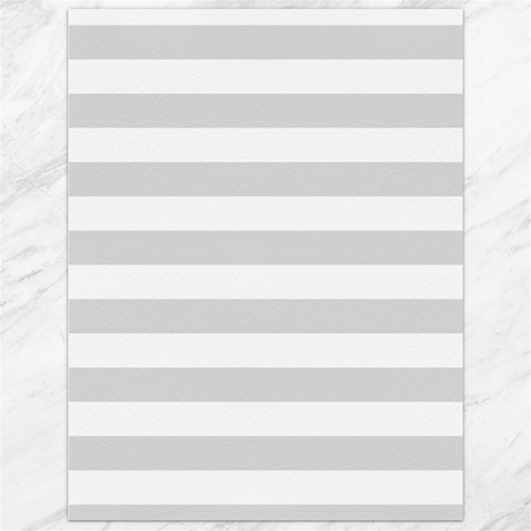 Horizontal Stripes 11.86 x15.41  Canvas - 1