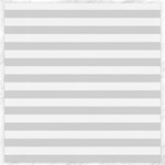 Horizontal Stripes - White and Gainsboro Gray Canvas 20  x 20 