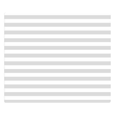 Horizontal Stripes 50 x40  Blanket Front