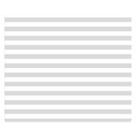 Horizontal Stripes - White and Gainsboro Gray Double Sided Flano Blanket (Small)