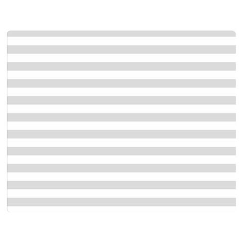 Horizontal Stripes 60 x50  Blanket Front