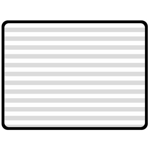 Horizontal Stripes 80 x60  Blanket Front